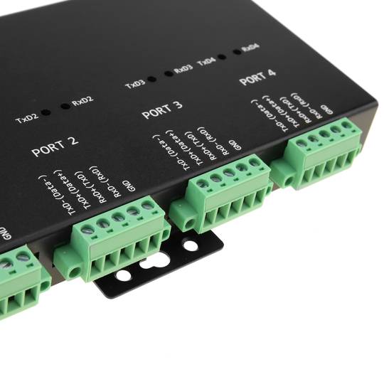 Adaptador industrial USB 2.0 a RS232 RS422 RS485 de 4 puertos