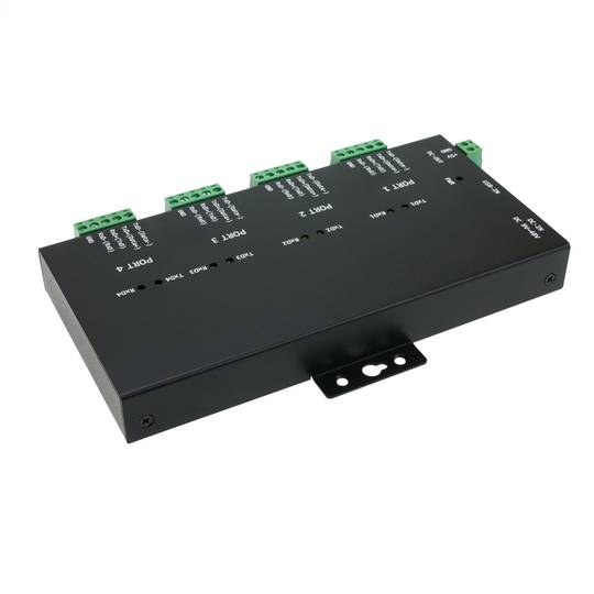 Adaptador industrial USB 2.0 a RS232 RS422 RS485 opto-aislado de 4 puertos