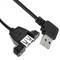 Cavo USB 2.0 tipo A maschio angolato a USB tipo A femmina per pannello 100 cm