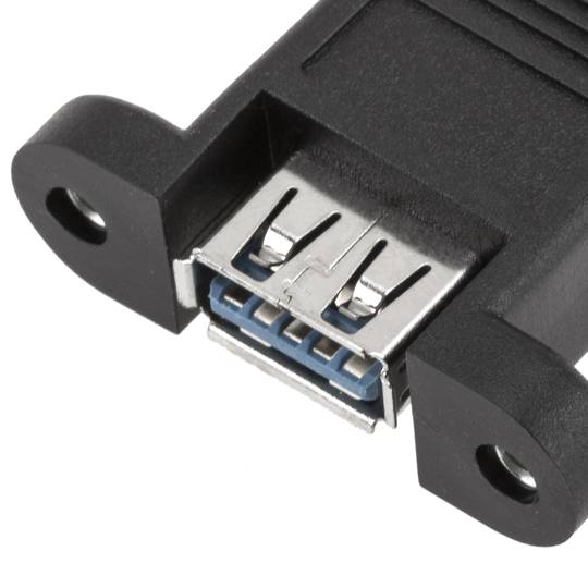 Cable Usb Type A Male Angled To Usb Type A Female For Panel Cm Cablematic