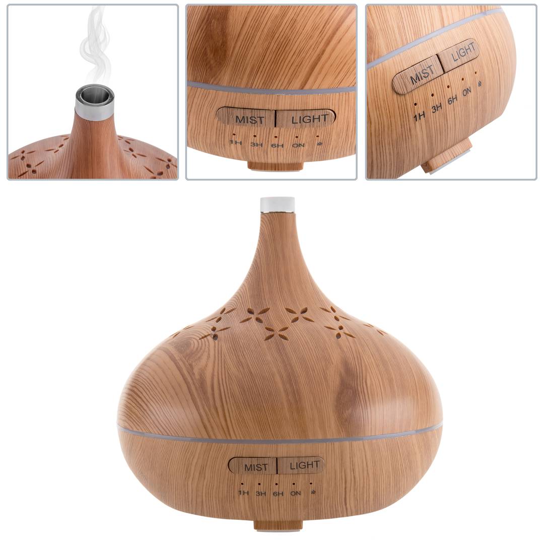 Humidificador ultrasónico y difusor de aroma de 350 ml