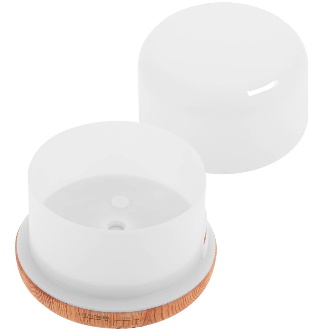 Difusor y humidificador de aromas por vibraciones ultrasónicas con luz RGB 12W 300 ml