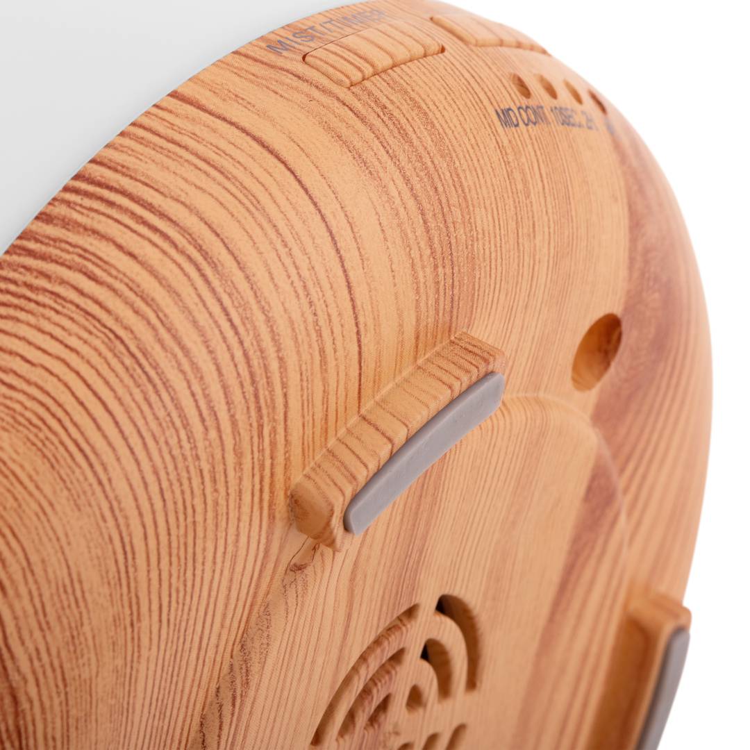 Difusor y humidificador de aromas por vibraciones ultrasónicas con luz RGB 12W 300 ml