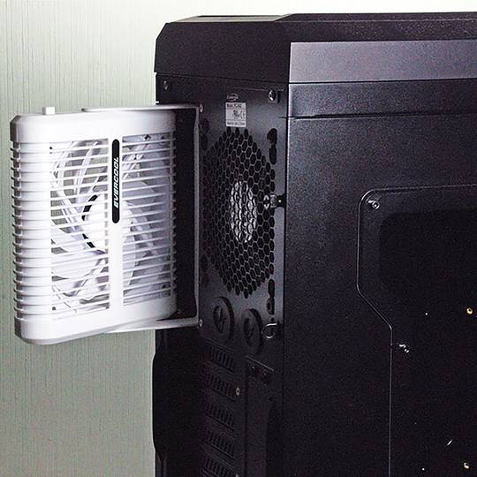 Ventilador USB com base magnética
