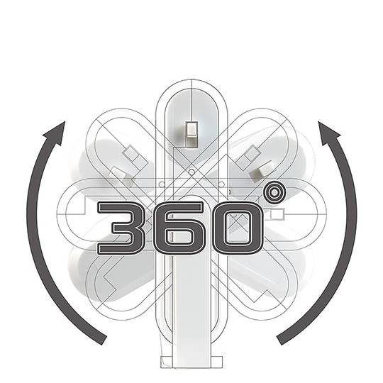 Ventilador USB com base magnética