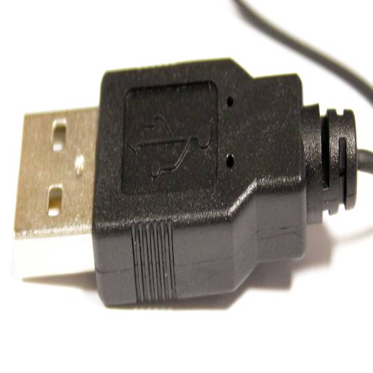 Linterna LED con conexión USB y pinza para ordenador portátil