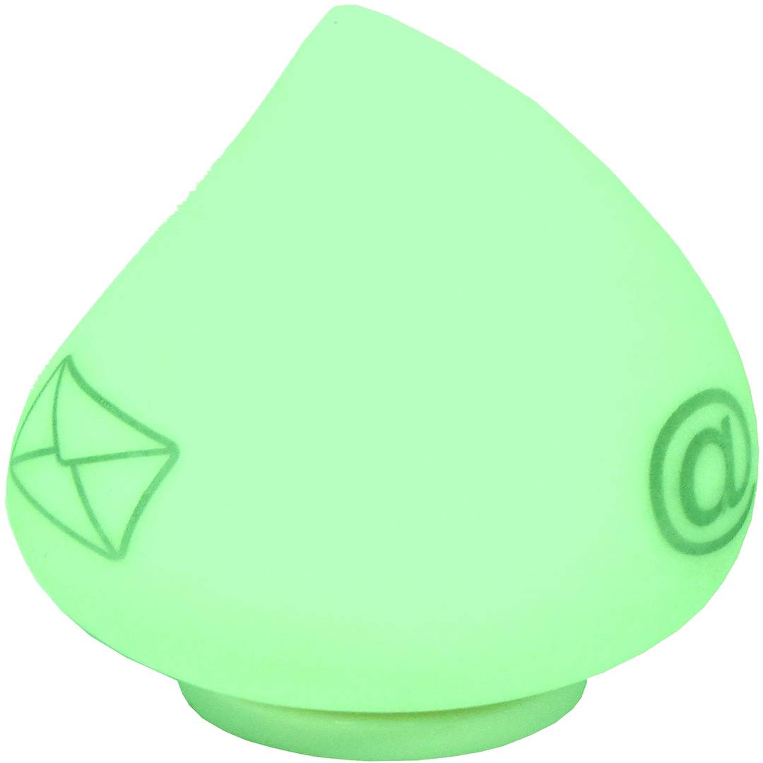 Email notifier type light water drop