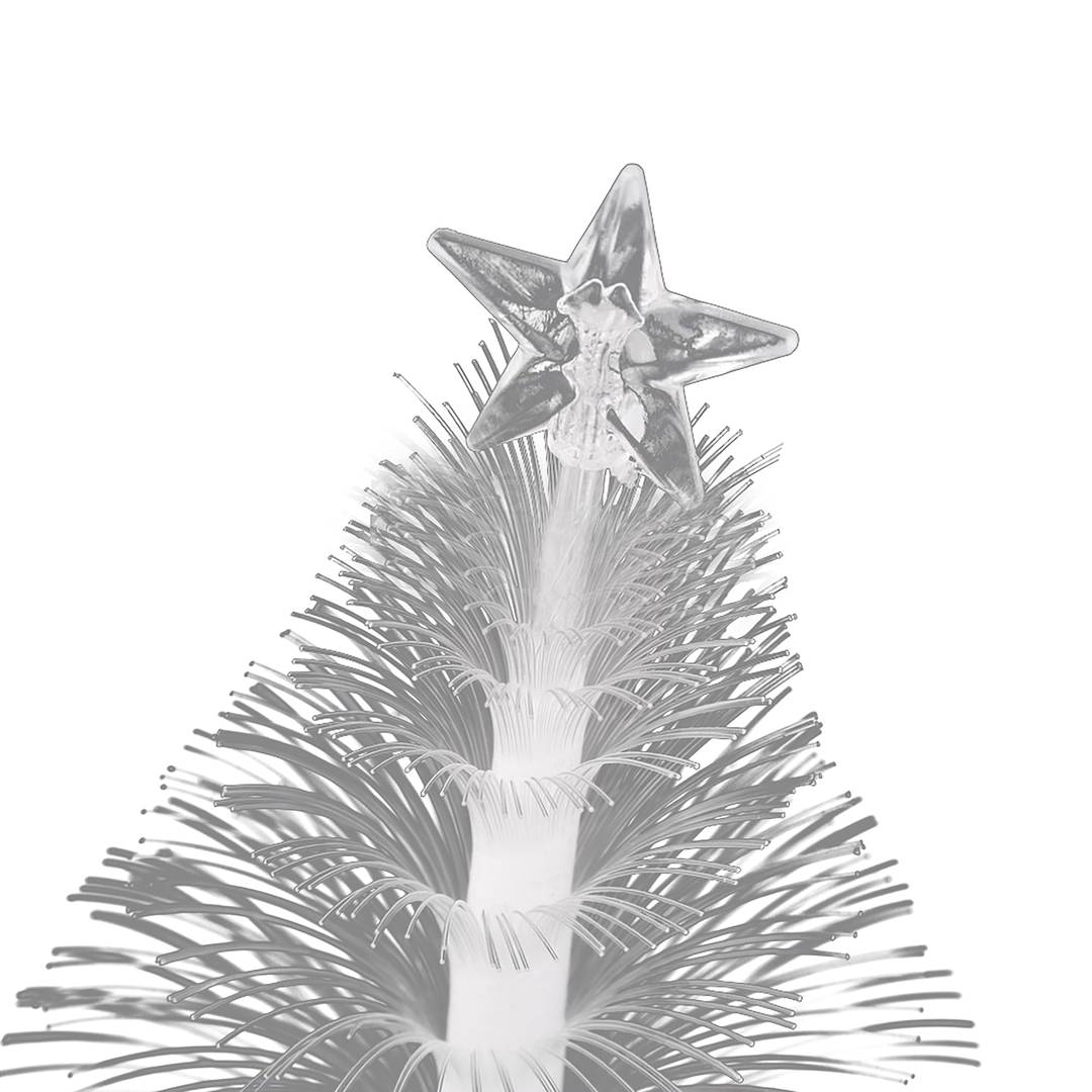 Fibras e 7 cores da árvore de Natal USB