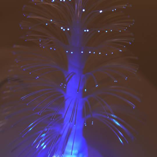 Fibras e 7 cores da árvore de Natal USB