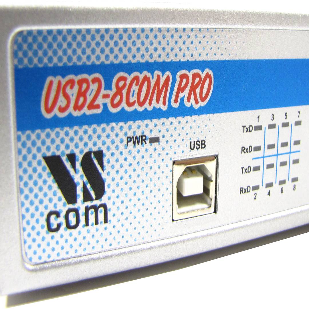 Adaptador USB a RS-422/422/485 Titan-PRO (8-Port DINRail)