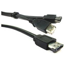 ESATAp cavo o eSATA + USB (M/eSATA + USB-AH-M) 1m