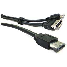 ESATAp + Cavo USB o eSATA (eSATA + M/MiniUSB5pin-BM-H) 2m
