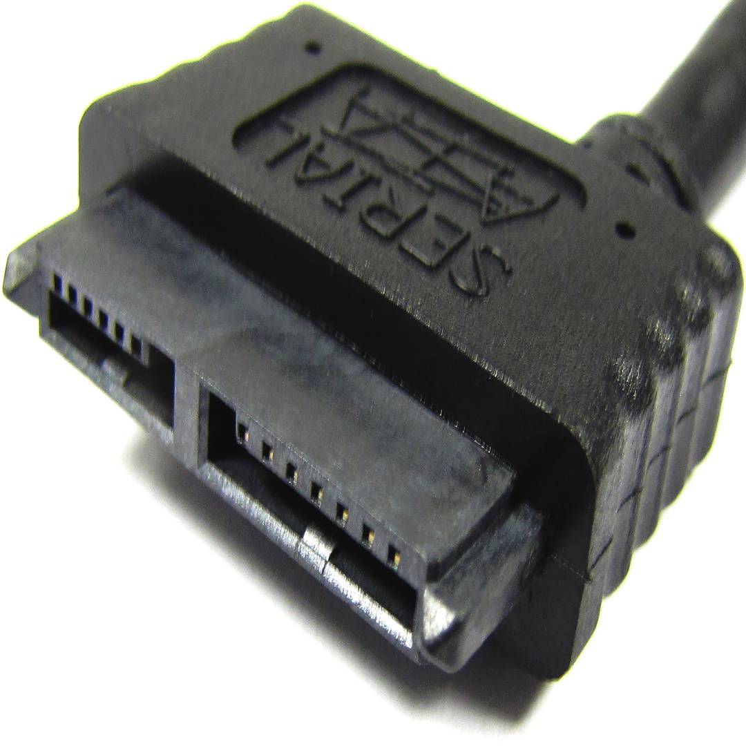 Cable SATA SlimLine 7P6P eSATAp to 1m