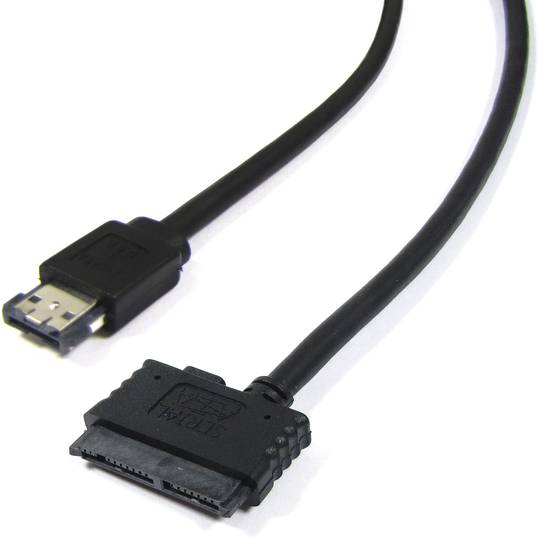 ESATAp to MicroSATA 7P9P Cable 1m