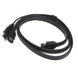 ESATAp con 1m cavo eSATA maschio e maschio mini USB