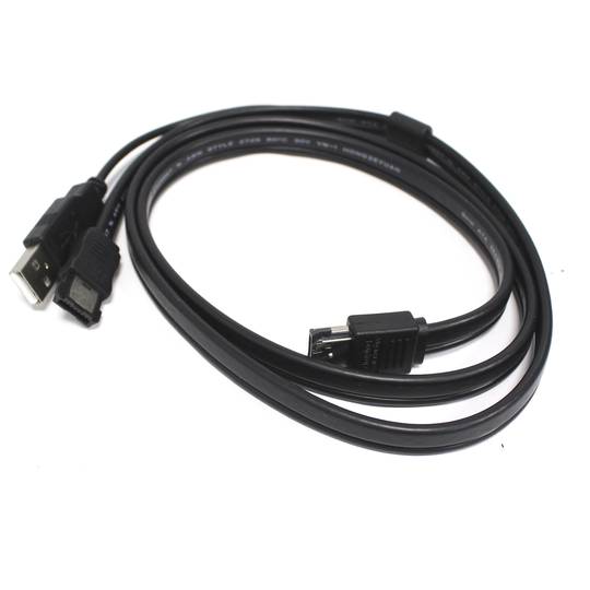 ESATAp con 1m cavo eSATA maschio e maschio mini USB