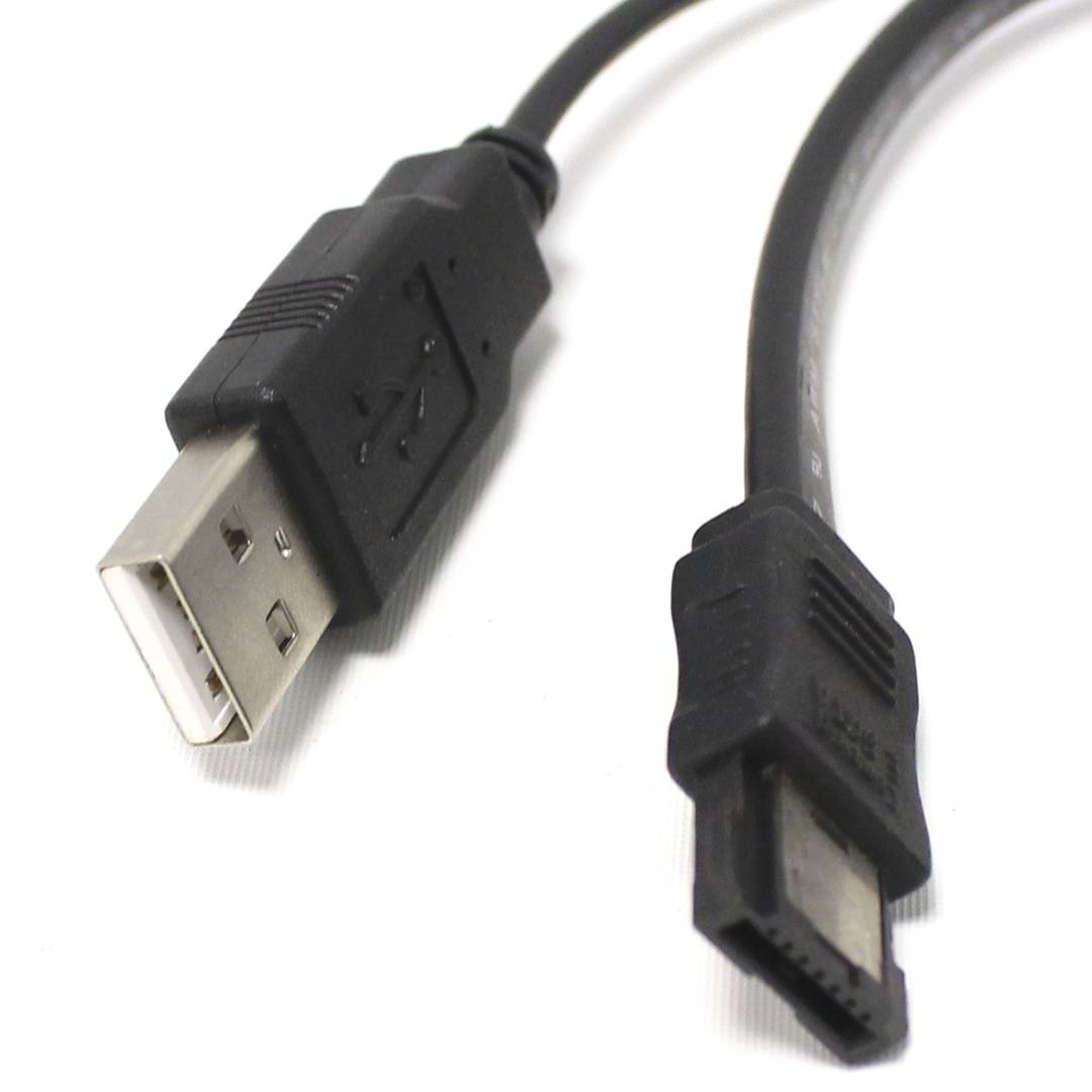 ESATAp con 1m cavo eSATA maschio e maschio mini USB