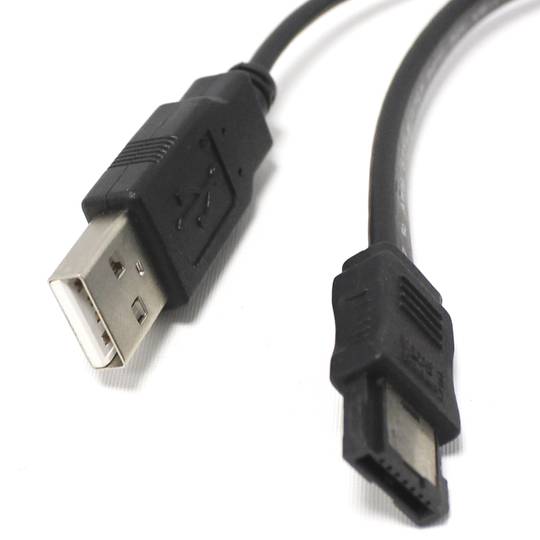 ESATAp con 1m cavo eSATA maschio e maschio mini USB