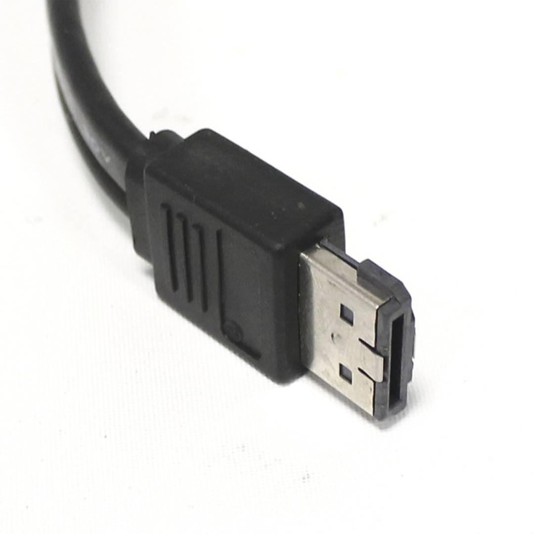 ESATAp con 1m cavo eSATA maschio e maschio mini USB