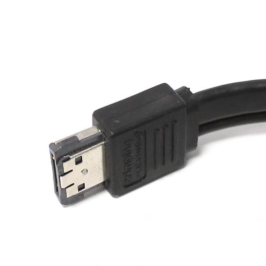 Hybrid Cable eSATAp to eSATA and mini USB male 2m