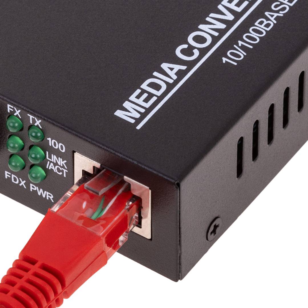Conversor de fibra óptica 100 Mbps multimodo de SC a RJ45 a 2Km
