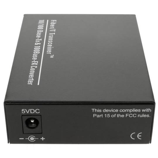 100 Mbps single mode glasvezel converter van SC naar RJ45 op 60 km