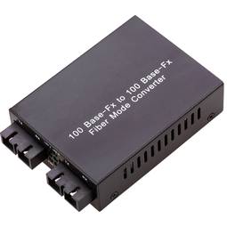 Multimode naar single mode SC 100 Mbps glasvezelomzetter van MM naar SM