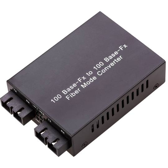 Multimode to single-mode fiber converter SC 100 Mbps from MM to SM