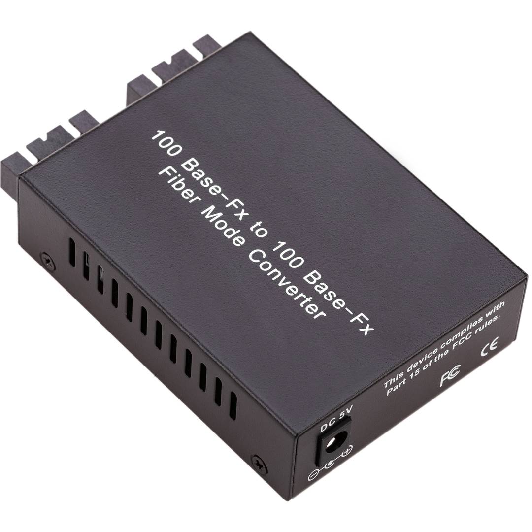 Multimode to single-mode fiber converter SC 100 Mbps from MM to SM