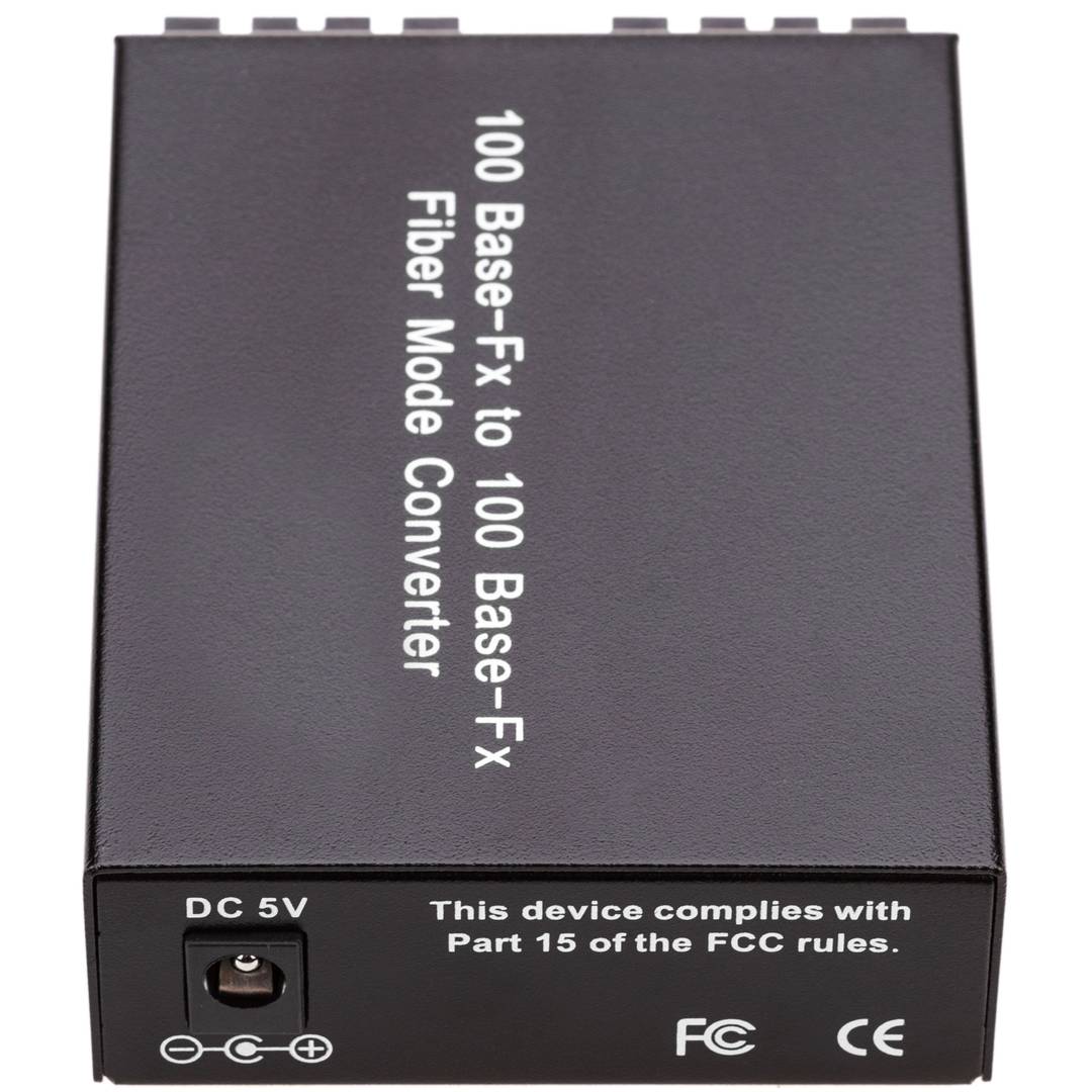 Multimode to single-mode fiber converter SC 100 Mbps from MM to SM
