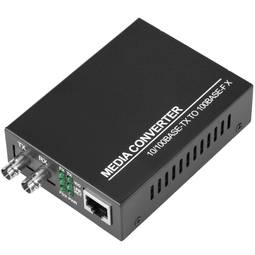 Convertidor de fibra òptica 100 Mbps multimode de ST a RJ45 a 2Km dúplex 1310nm