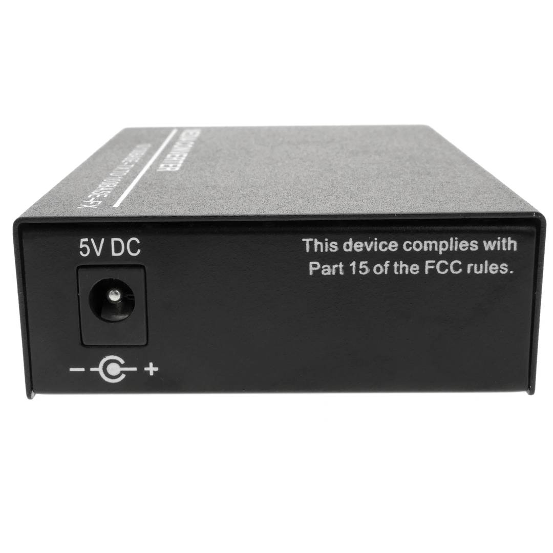 Convertitore di 100 Mbps in fibra ottica monomodale ST duplex RJ45 a 1310nm 25 km