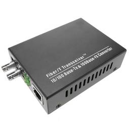 Konverter 100 Mbps LWL-ST Singlemode duplex RJ45 40Km bis 1310nm