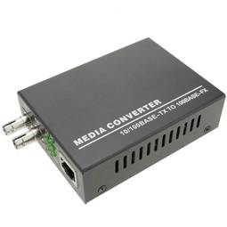 Konverter 100 Mbps LWL-ST Singlemode duplex RJ45 60km 1310nm