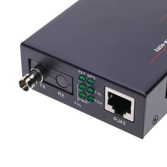 LWL-Konverter 100 Mbps RJ45 ST Singlemode- 40km 1550nm simplex