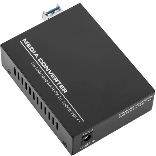 Convertisseur de 100 Mbits/s fibre monomode LC á RJ45 á 30Km