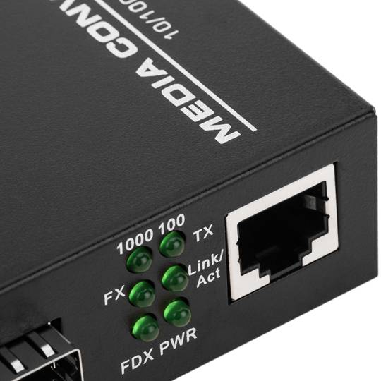 Convertisseur de 100 Mbits/s fibre monomode LC á RJ45 á 30Km