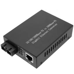Wielomodowy konwerter światłowodowy 1000 Mb / s ze SC na RJ45 przy 2 km