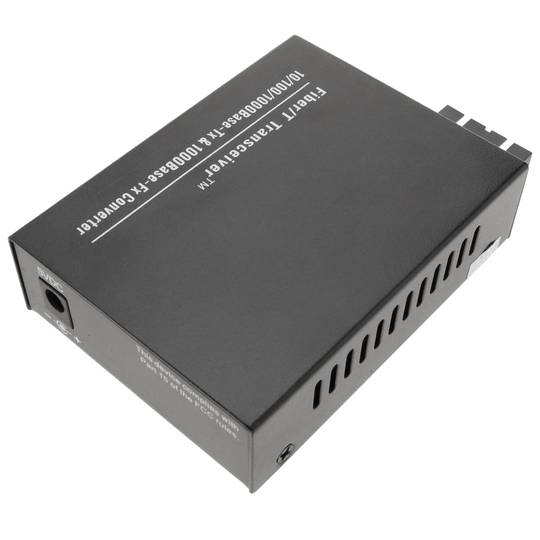 Convertidor de fibra óptica 1000 Mbps monomode de SC a RJ45 a 10 Km