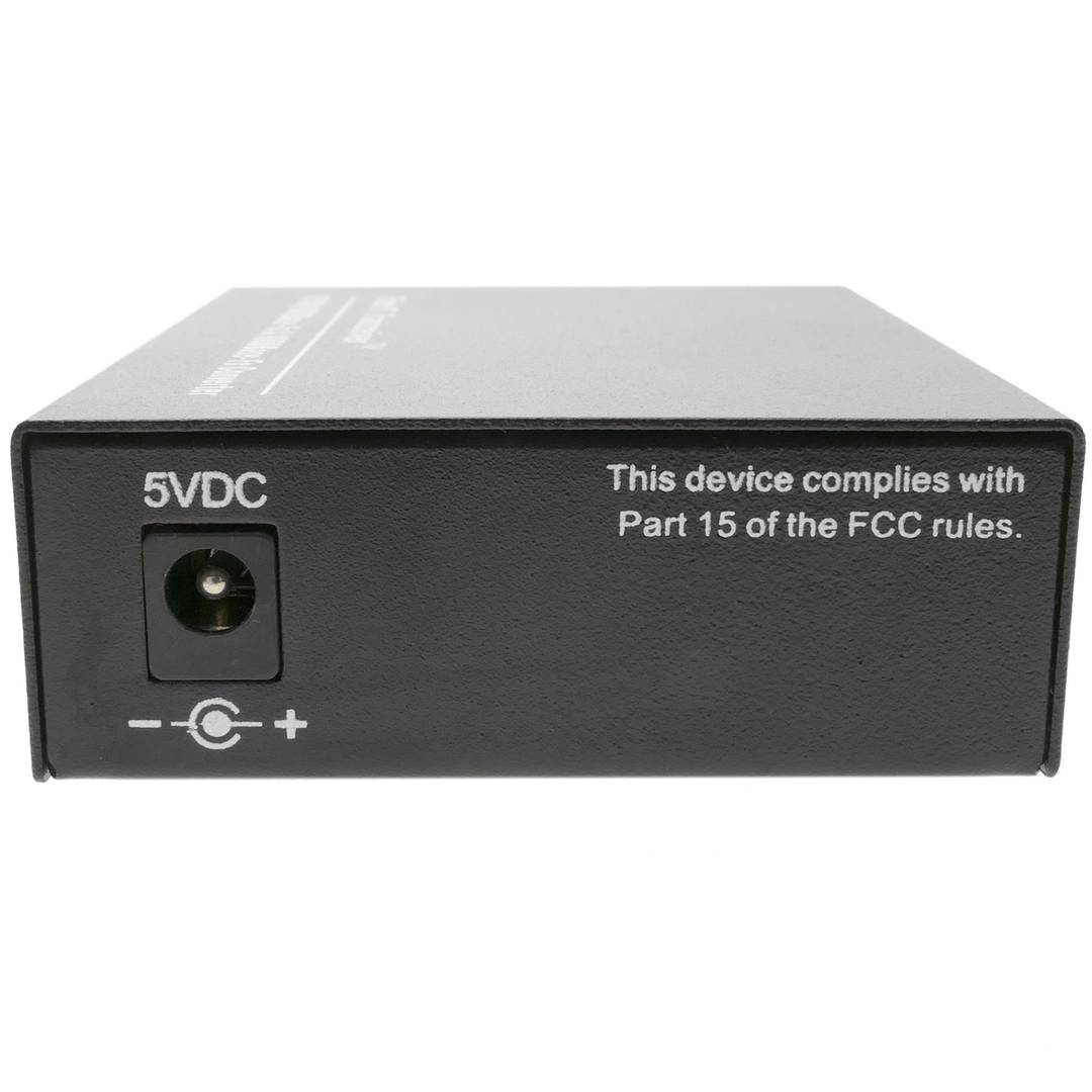 Convertidor de fibra óptica 1000 Mbps monomode de SC a RJ45 a 10 Km