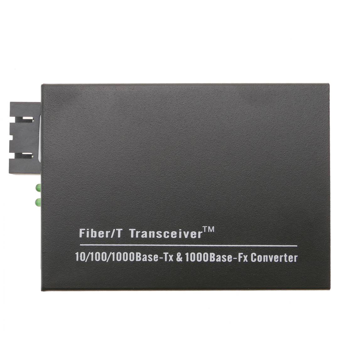 Convertidor de fibra óptica 1000 Mbps monomode de SC a RJ45 a 10 Km