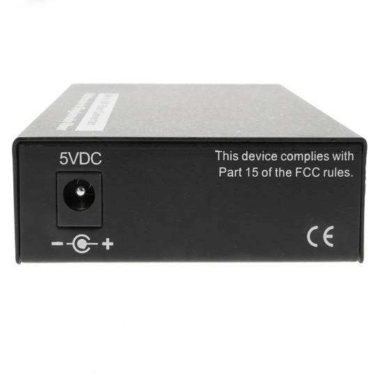 Conversor unidirecional de fibra óptica 1000 Mbps SC multimodo 2KM para SC monomodo 20Km