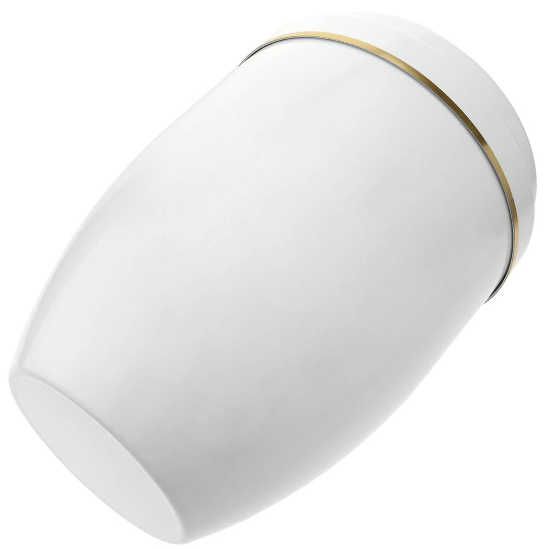 Urna per a cendres crematòries Recordo funerari Vas de metall blanc 160x225 mm