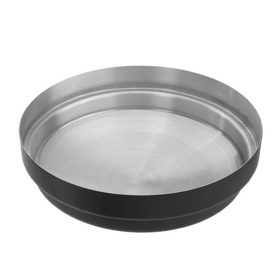 Urna per ceneri crematoria Memoria funebre Vaso di metallo nero 160x225 mm