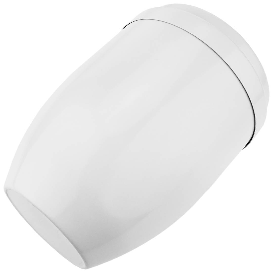 Urna per ceneri crematoria Memoria funebre Vaso di metallo bianco 160x225 mm modello di impronta modello di impronta