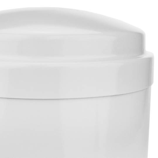 Urna per ceneri crematoria Memoria funebre Vaso di metallo bianco 160x225 mm modello di impronta modello di impronta