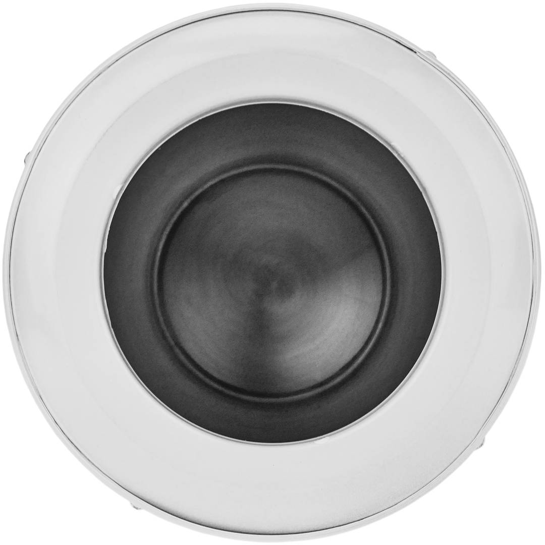 Urna per ceneri crematoria Memoria funebre Vaso di metallo bianco 160x225 mm modello di impronta modello di impronta