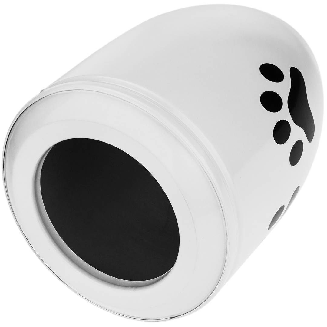 Urna per ceneri crematoria Memoria funebre Vaso di metallo bianco 160x225 mm modello di impronta modello di impronta