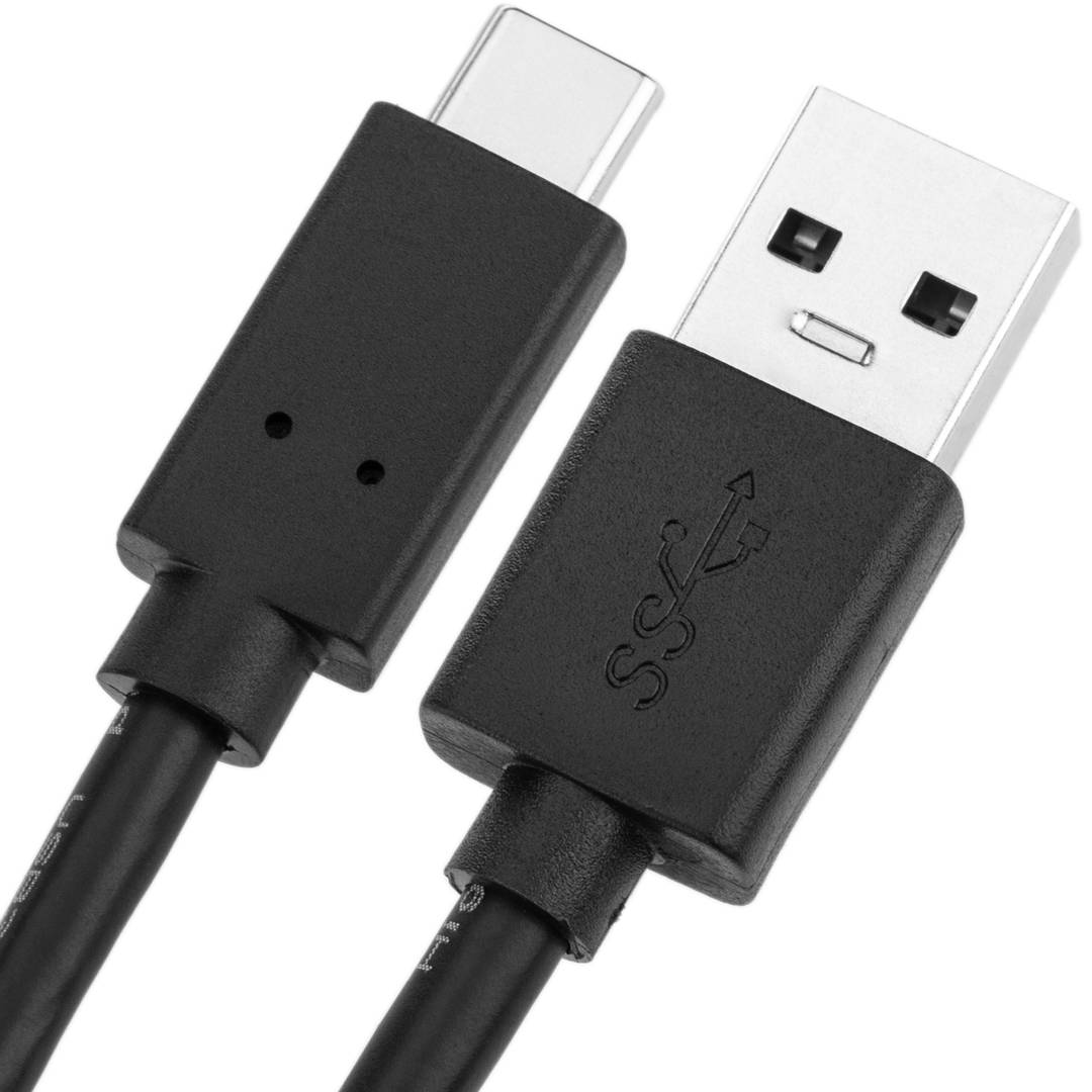 Câble USB-C 3.0 mâle vers USB-A 3.0 mâle 5m - Cablematic