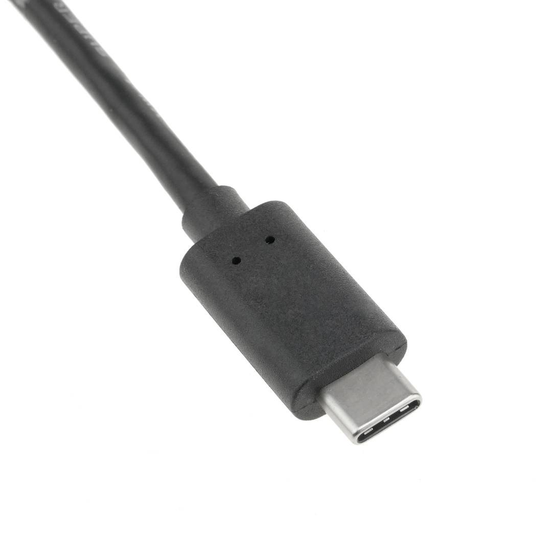 Kabel USB-C 3.0 męski na USB-A 3.0 22 cm czarny